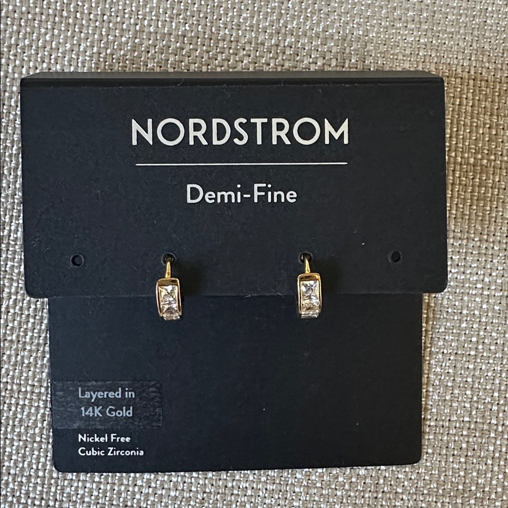 Nordstrom Demi-Fine Layered in 14K Gold Earrings